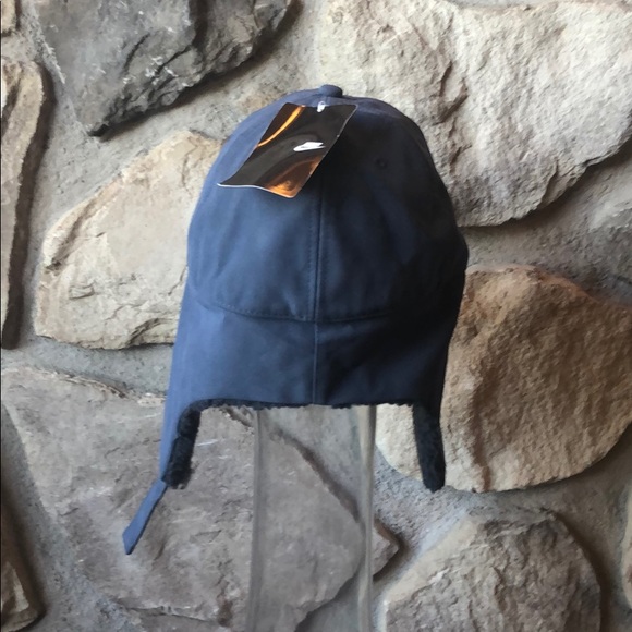 Nike Accessories New Nike Trapper Hat Cap Dog Ear Muffs Blue Poshmark